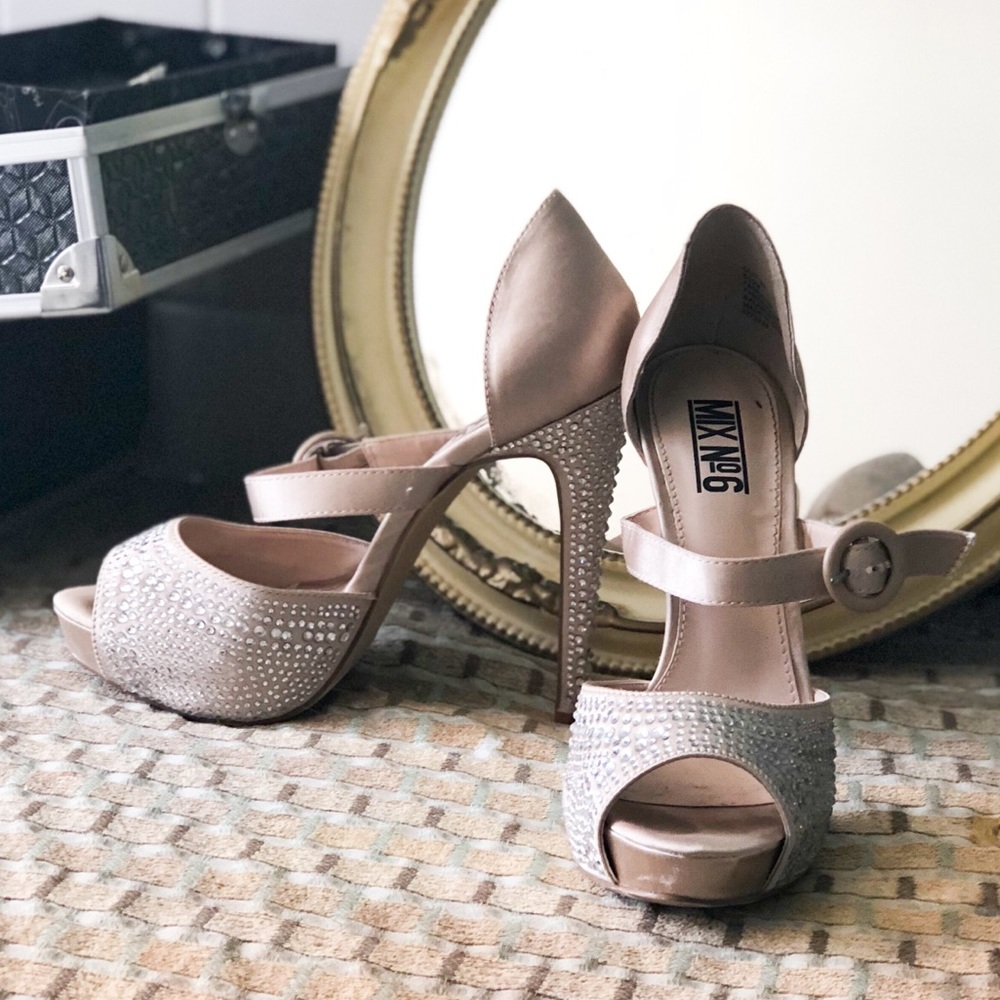 Embellished pageant/prom heels.